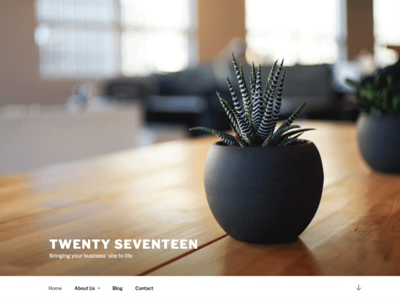 Twenty Seventeen テーマ WordPress