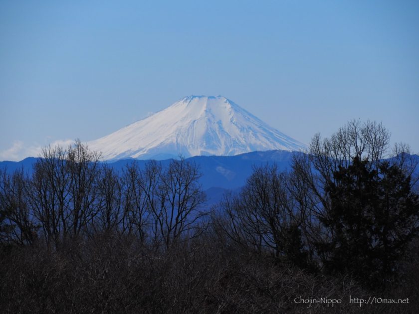 野山北・六道山公園 展望台 富士山