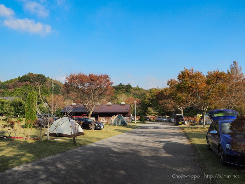 稲ヶ崎キャンプ場, 区画サイト