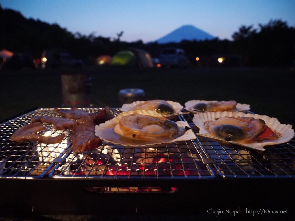 やまぼうしオートキャンプ場, 富士山