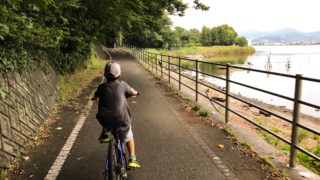 三ヶ日帰省① 静岡に乾杯、そして父子で浜名湖サイクリングロードデビュー