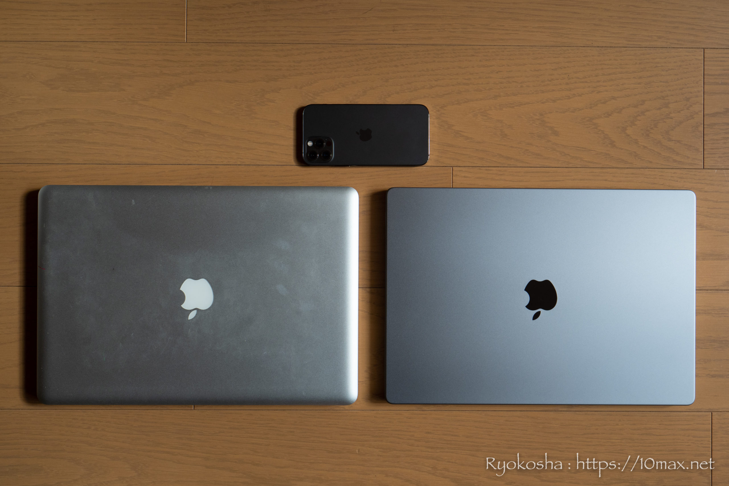MacBook Pro　16インチ　M1 Pro　15インチMacBookPro　シルバー　比較　レビュー