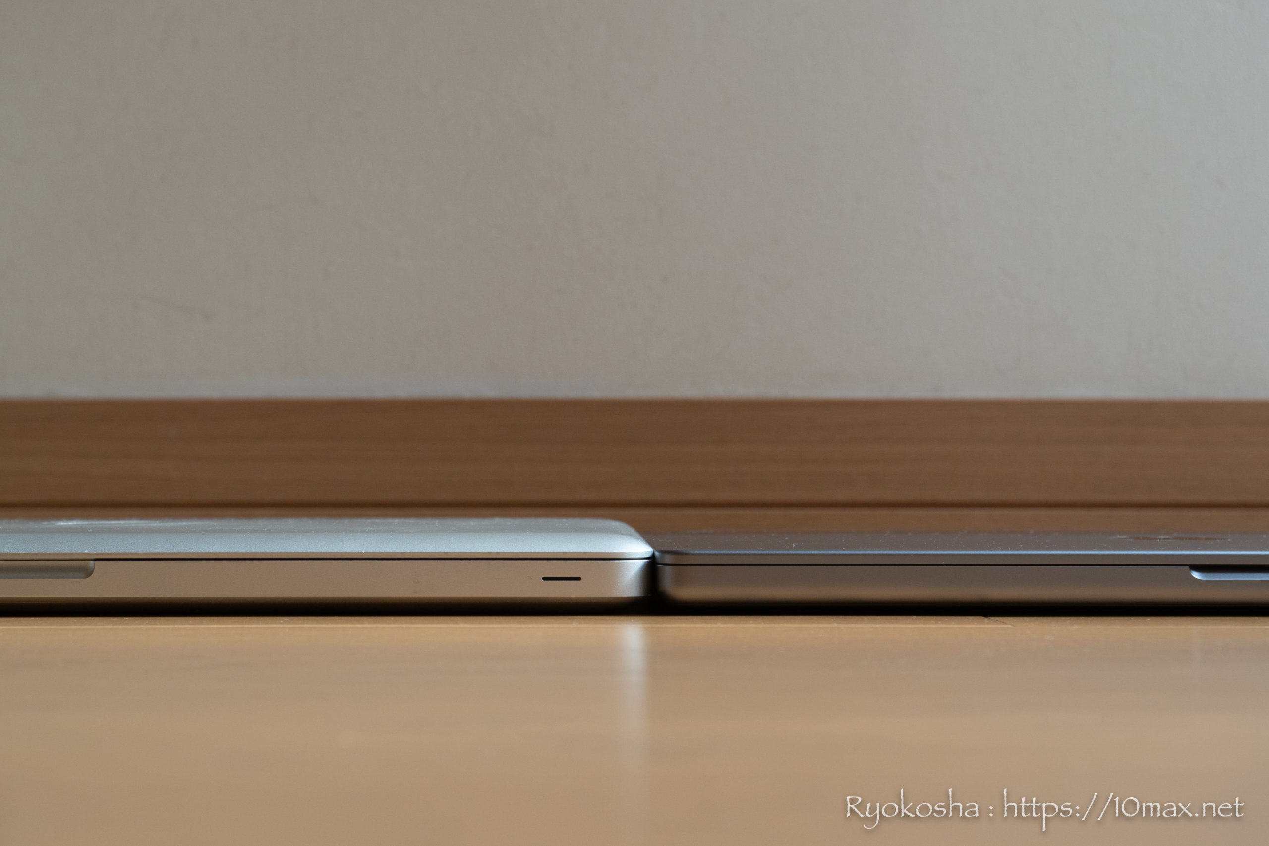 MacBook Pro　16インチ　M1 Pro　レビュー　15インチMacBookPro　シルバー　サイズ　カラー　比較