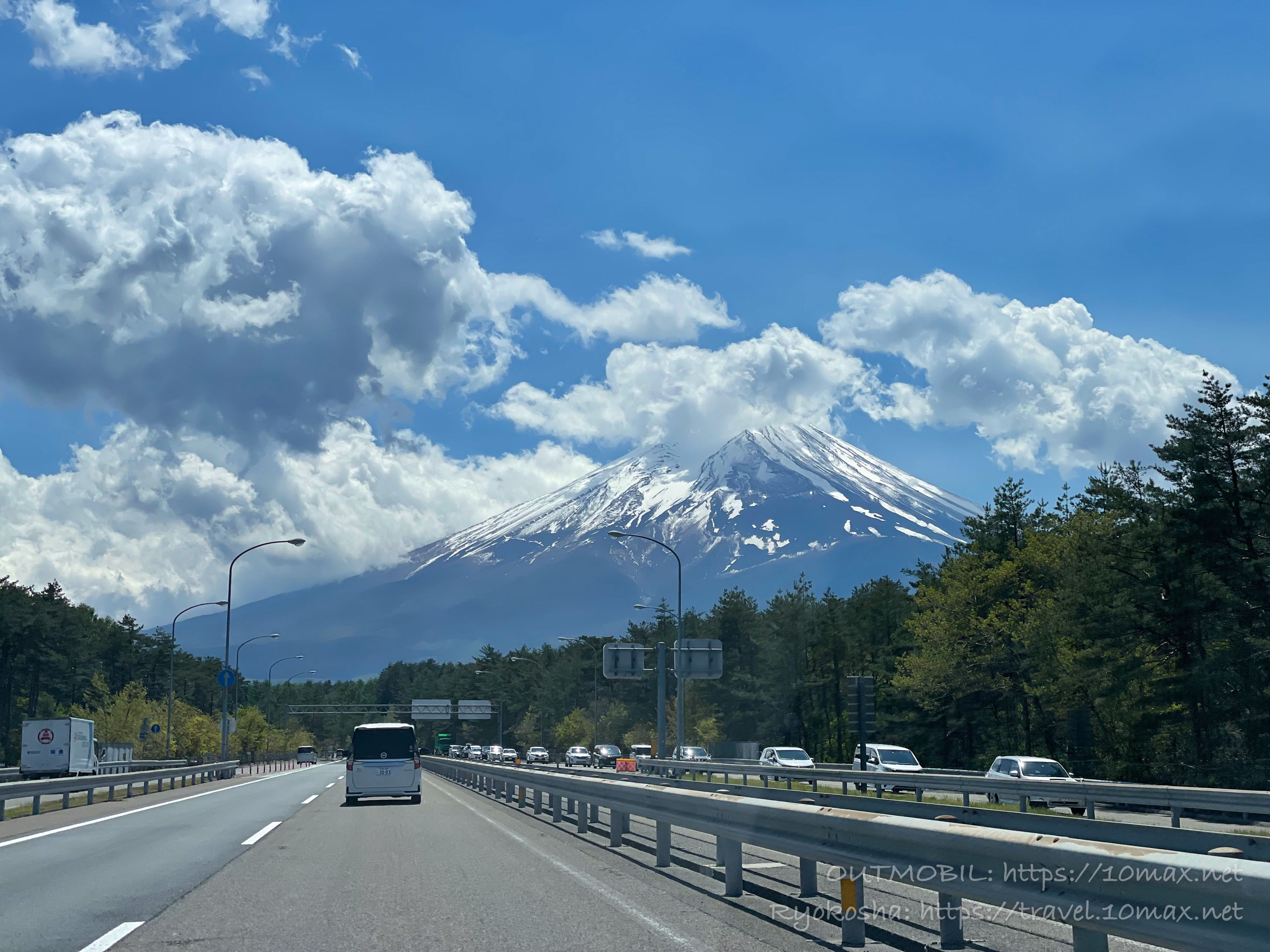 中央道　富士山