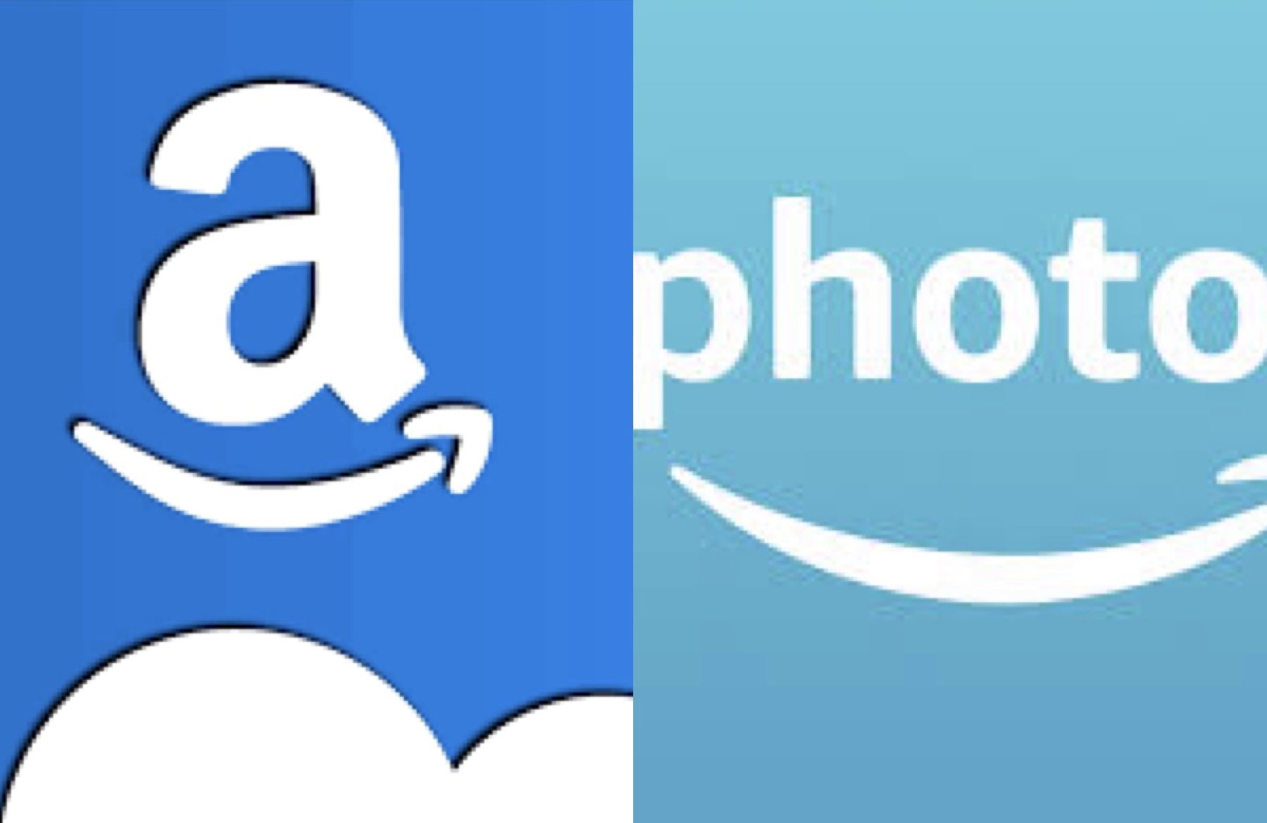 Amazon DriveとAmazon Photosのロゴ